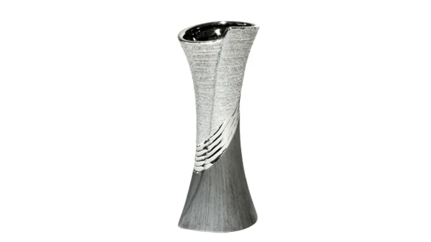 GILDE Keramik-Vase Bridgetown 13x38cm