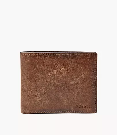Fossil Bifold Derrick RFID Münzfach groß