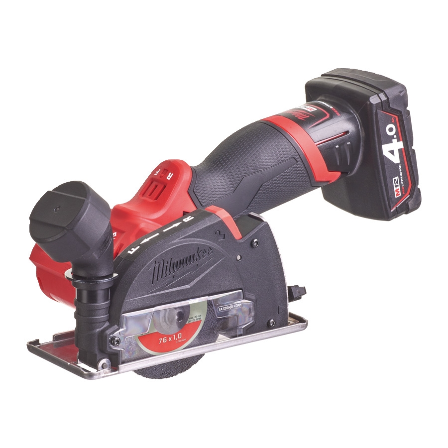 Broyeur à café subcompact Milwaukee 4933464619 M12 FCOT-422X Fuel, batterie Li-Ion 12 V 4,0/2,0 Ah, en boîte robuste