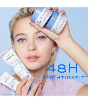 NUXE Crème Fraîche de Beauté 3-in-1 Multifunktionspflege Reinigung, Feuchtigkeitscreme und Maske Gesichtscreme-100 ml