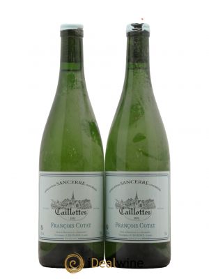 Sancerre Les Caillottes François Cotat  2015 - Lot de 2 Bouteilles