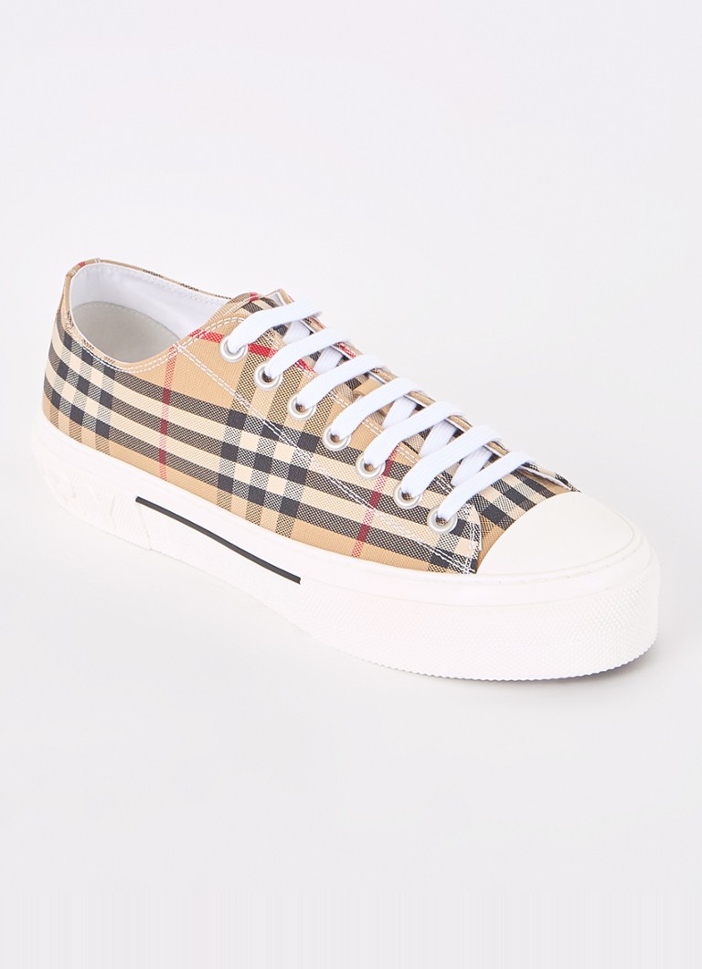 Teniși Burberry cu imprimeu în carouri
