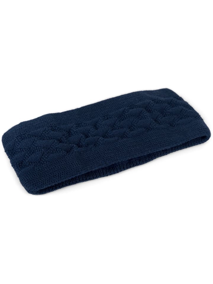 styleBREAKER Strick Stirnband in Dunkelblau günstig kaufen onesize