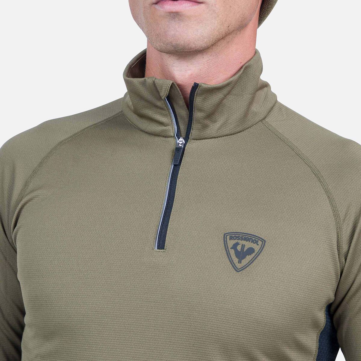 Poursuite Herren-Baselayer-Oberteil mit halbem Reißverschluss