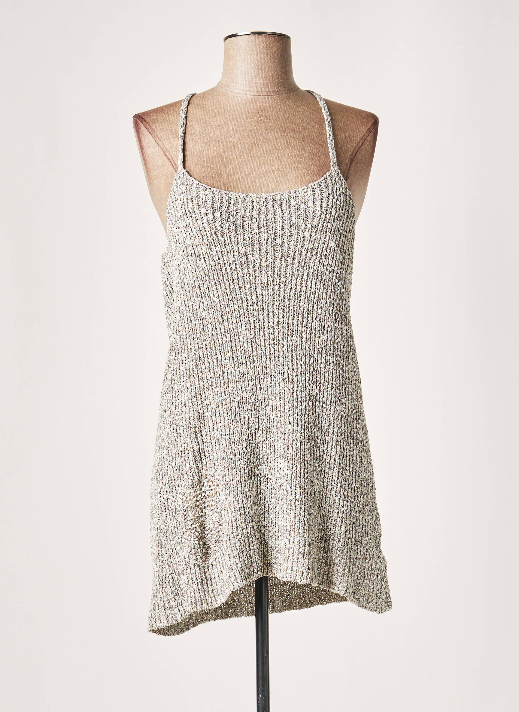 Lauren Vidal Tuniquemanchelongue Femme couleur gris