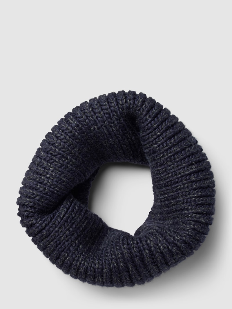 Loop-Schal mit Label-Detail Modell 'Reggey' in blau