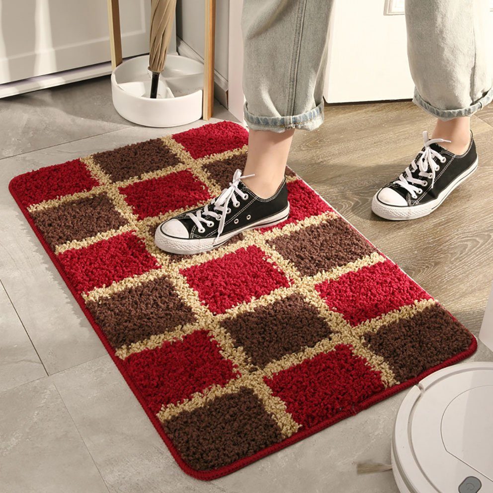 Antirutsch Teppichunterlage Abriebfeste und staubdichte Eingangsmatte, Tapferer Ping