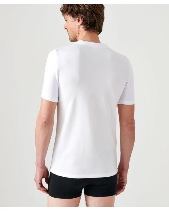 Tee-shirt double face col V Thermolactyl
