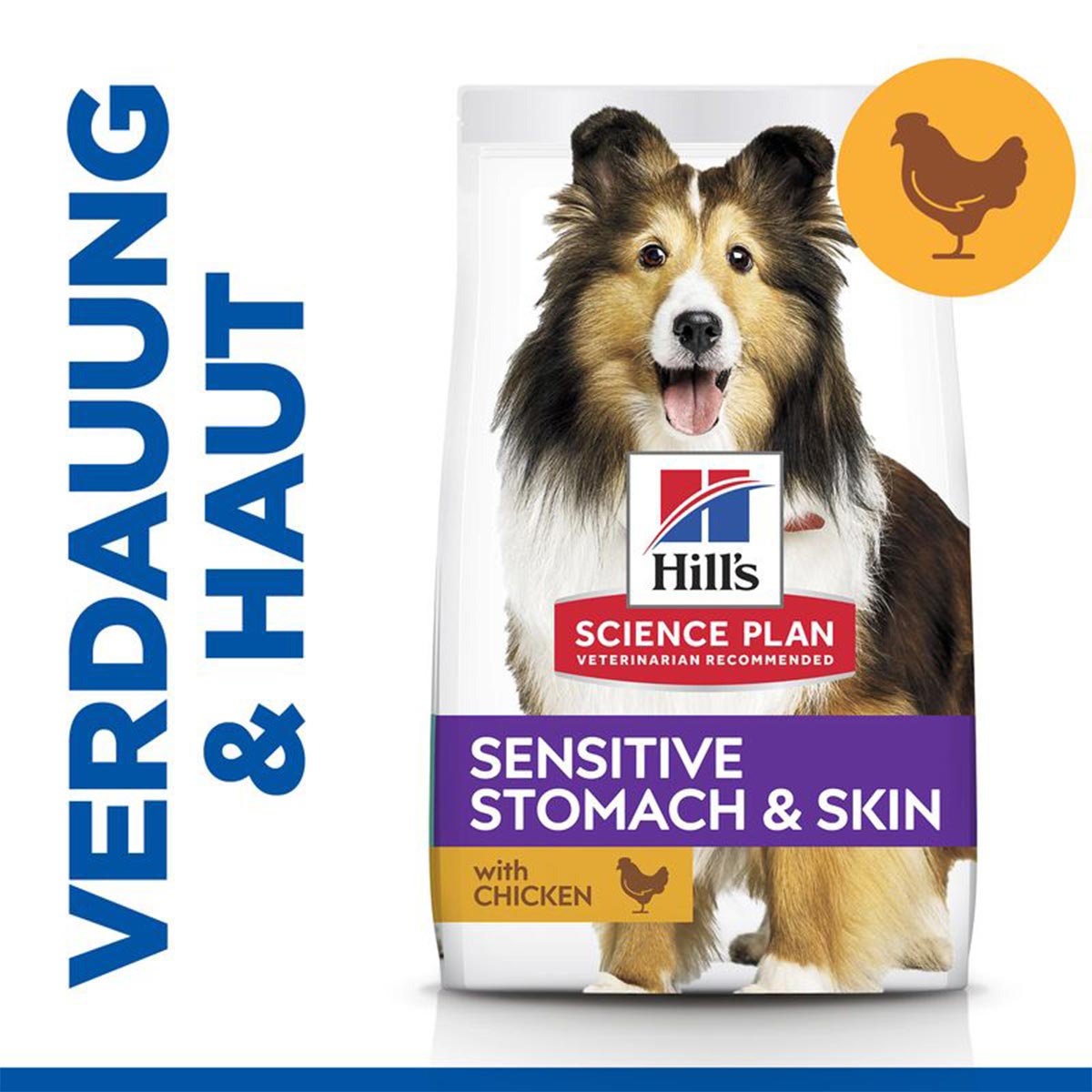 Hill's Science Plan Sensitive Stomach&Skin Medium 14kg