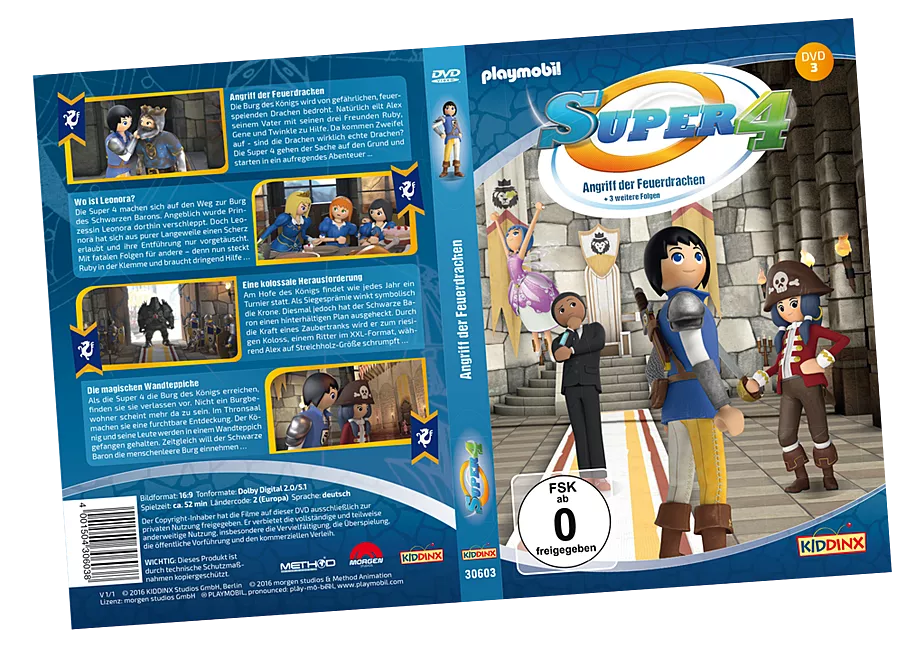 DVD 3 Super4: Angriff der Feuerdrachen