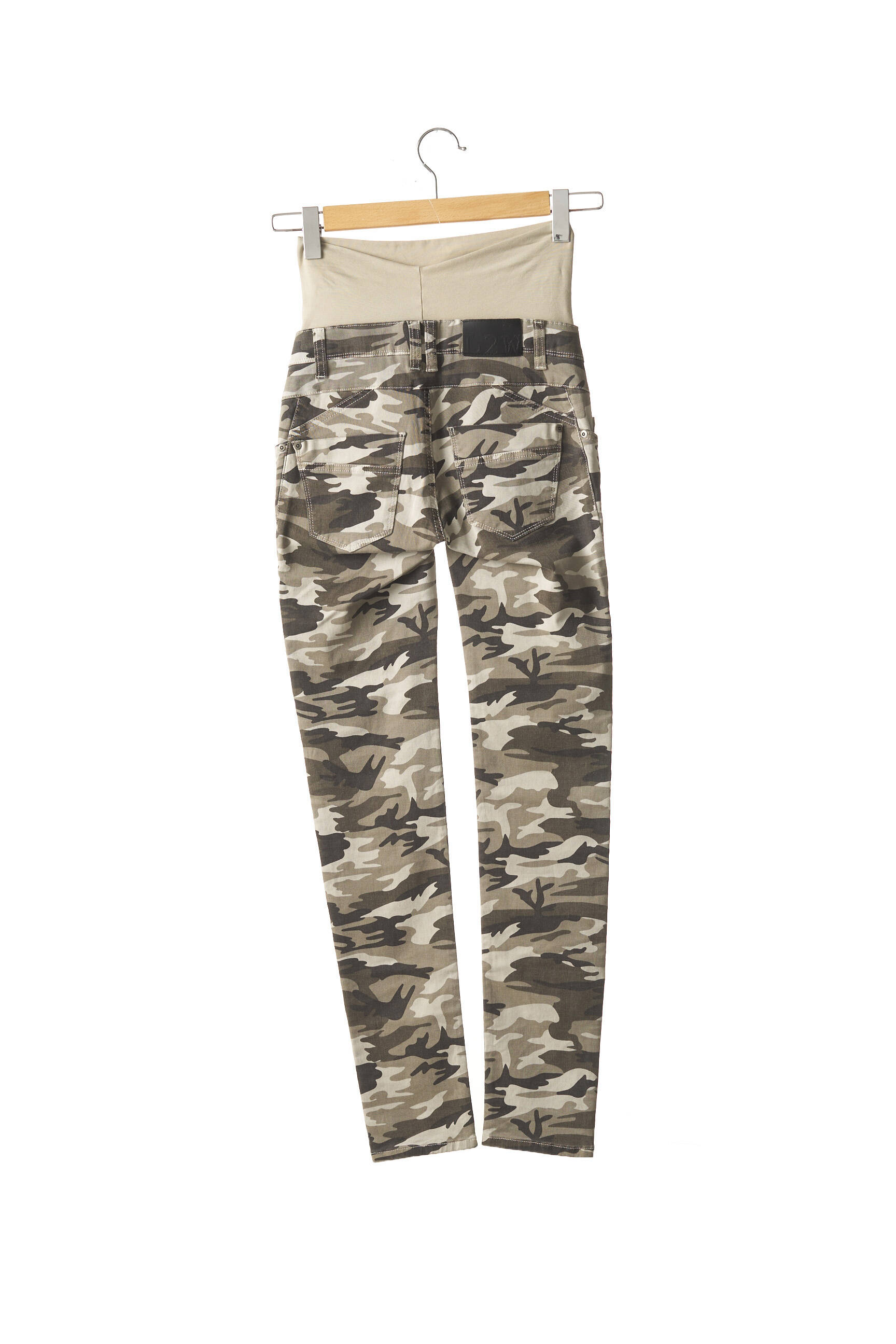 Love2wait Pantalons Maternite Femme couleur vert