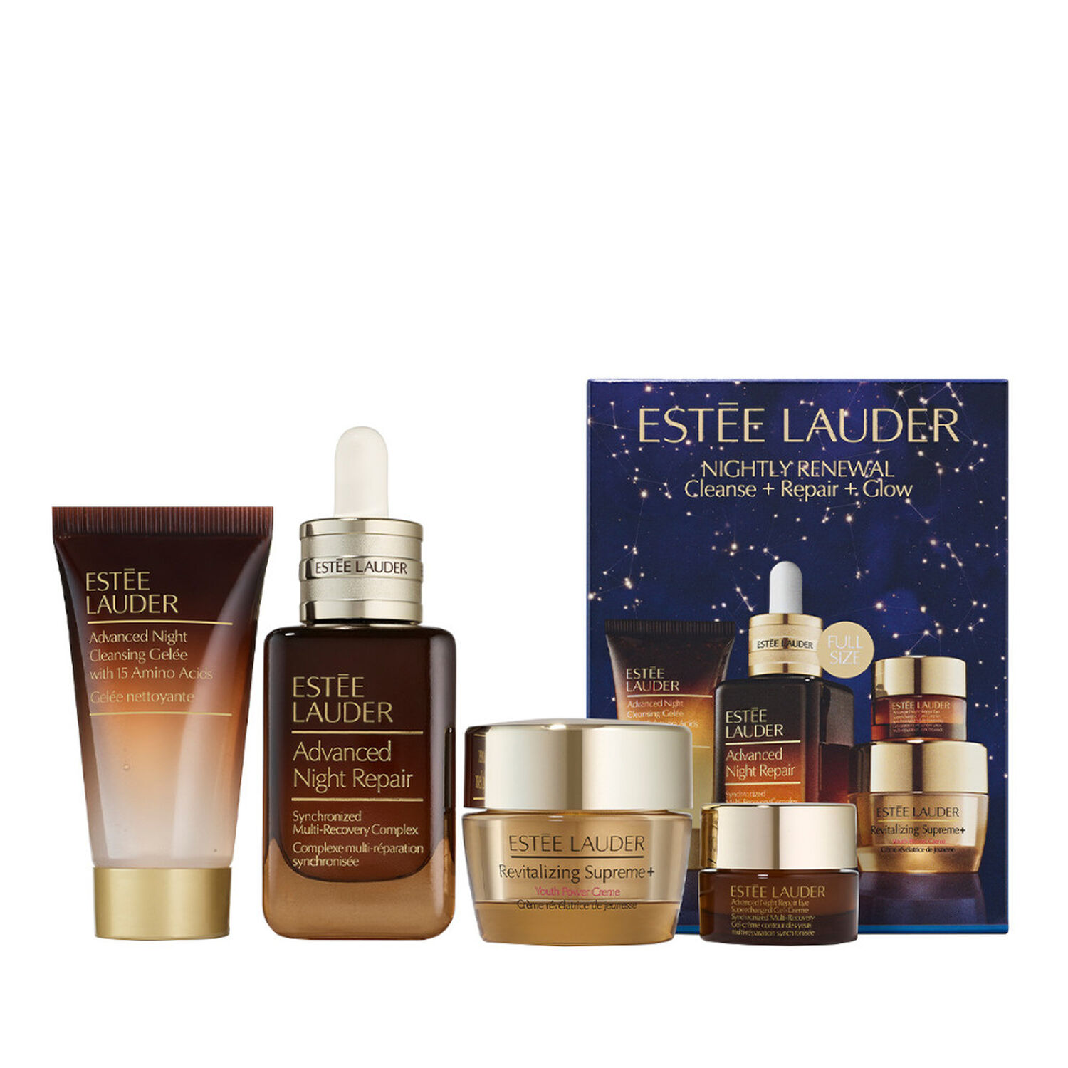 Estée Lauder Nightly Renewal Coffret Crème Révélatrice 50 ml + 3 Produits