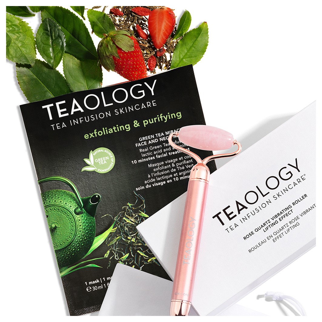 Vibrating Rose Quartz Lifting Roller