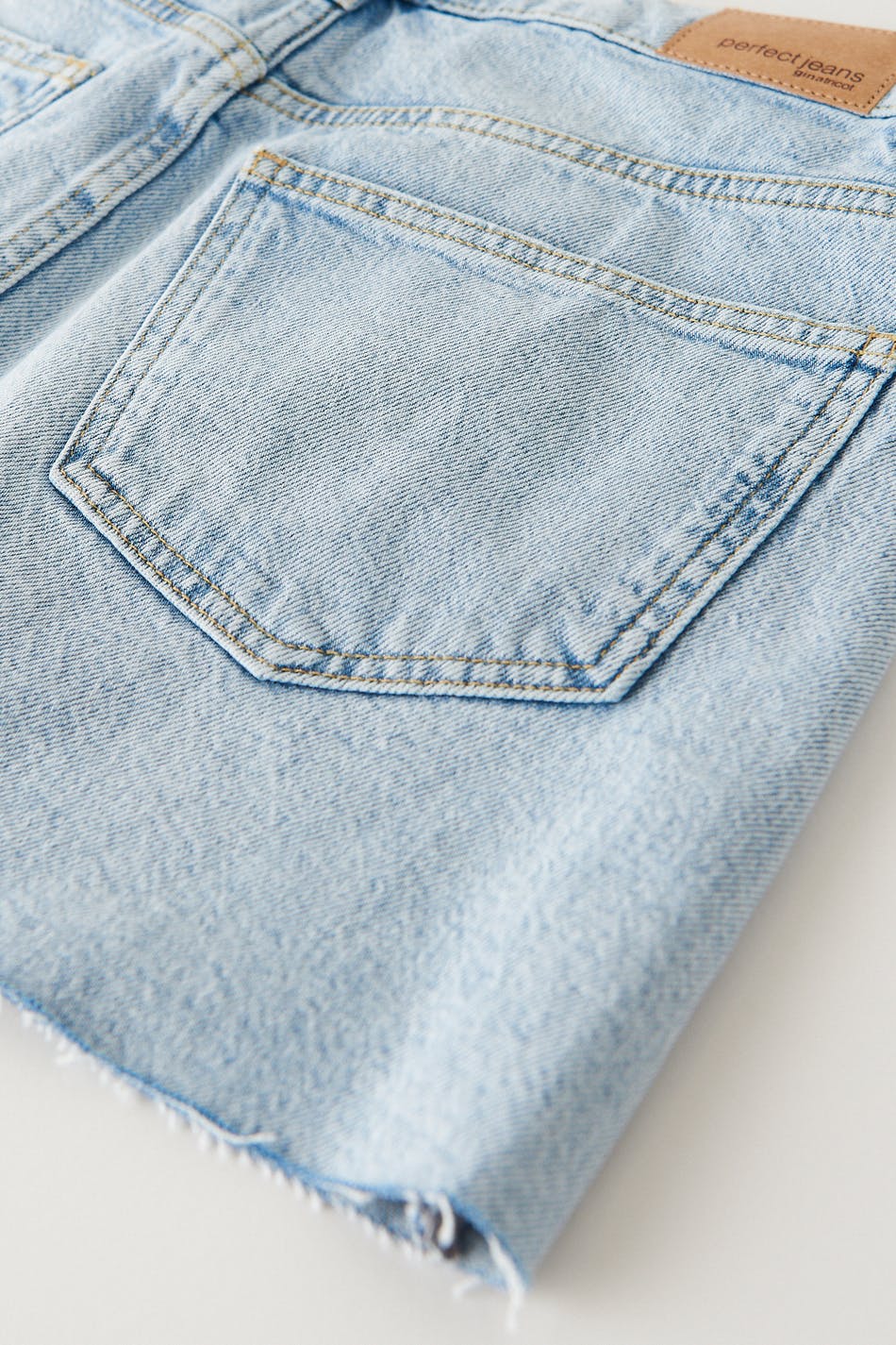 Mini denim skirt