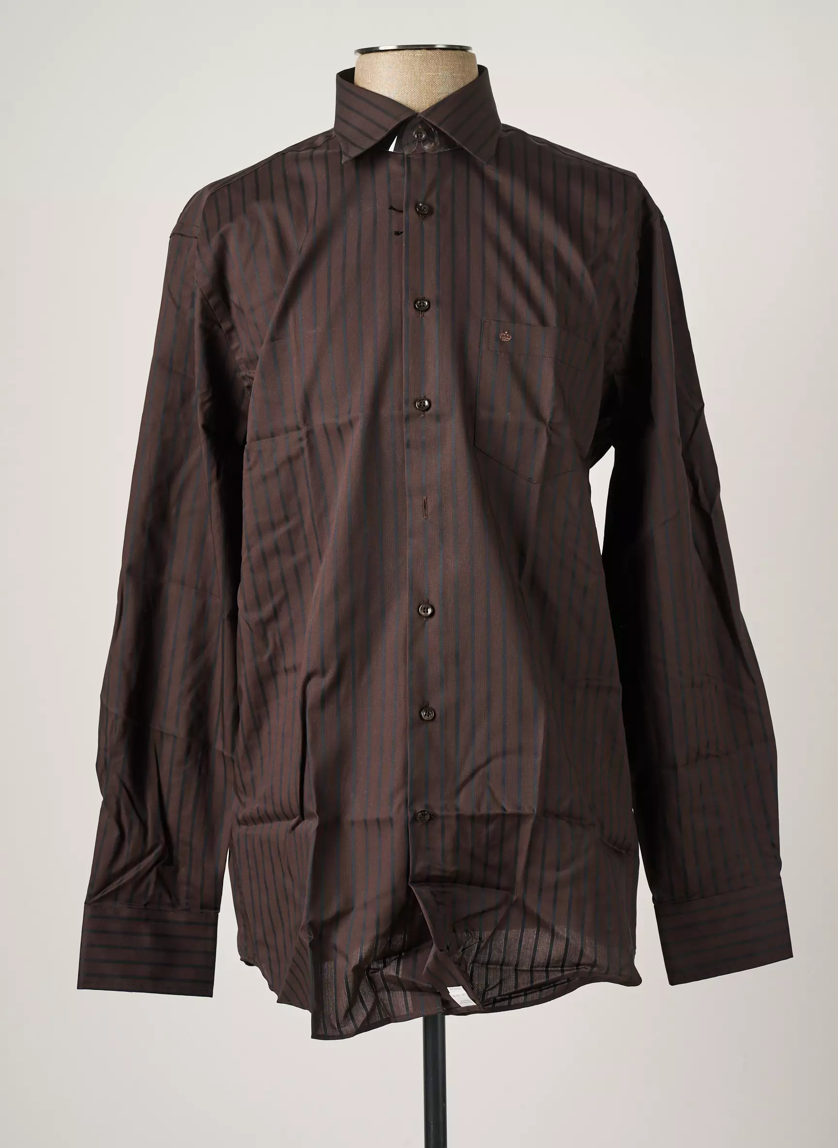 Seiden Sticker Manches Longues Homme couleur marron
