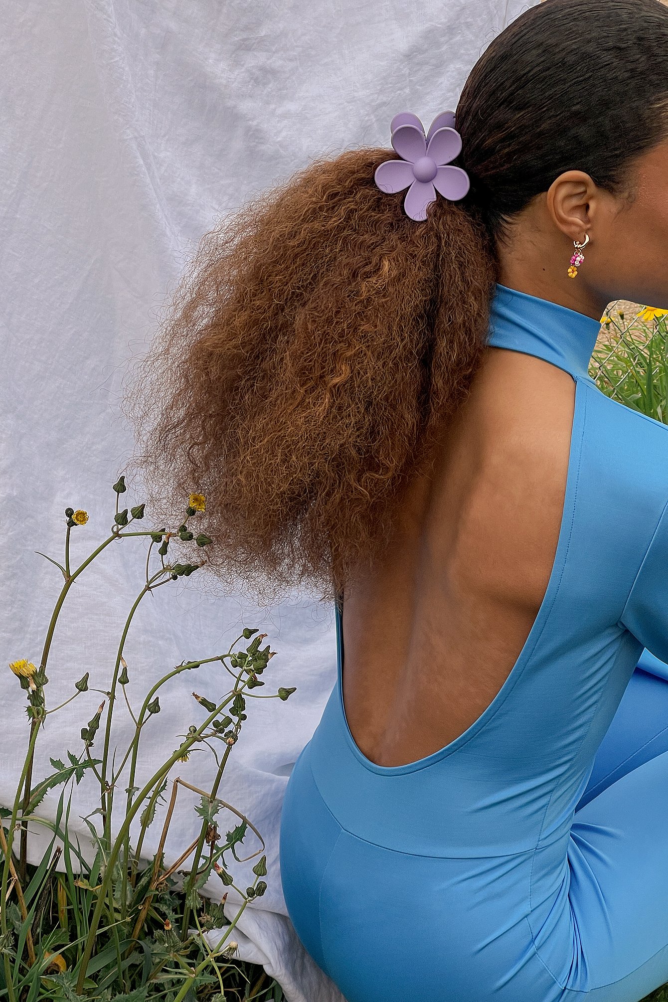 Jumpsuit mit offenem Rücken