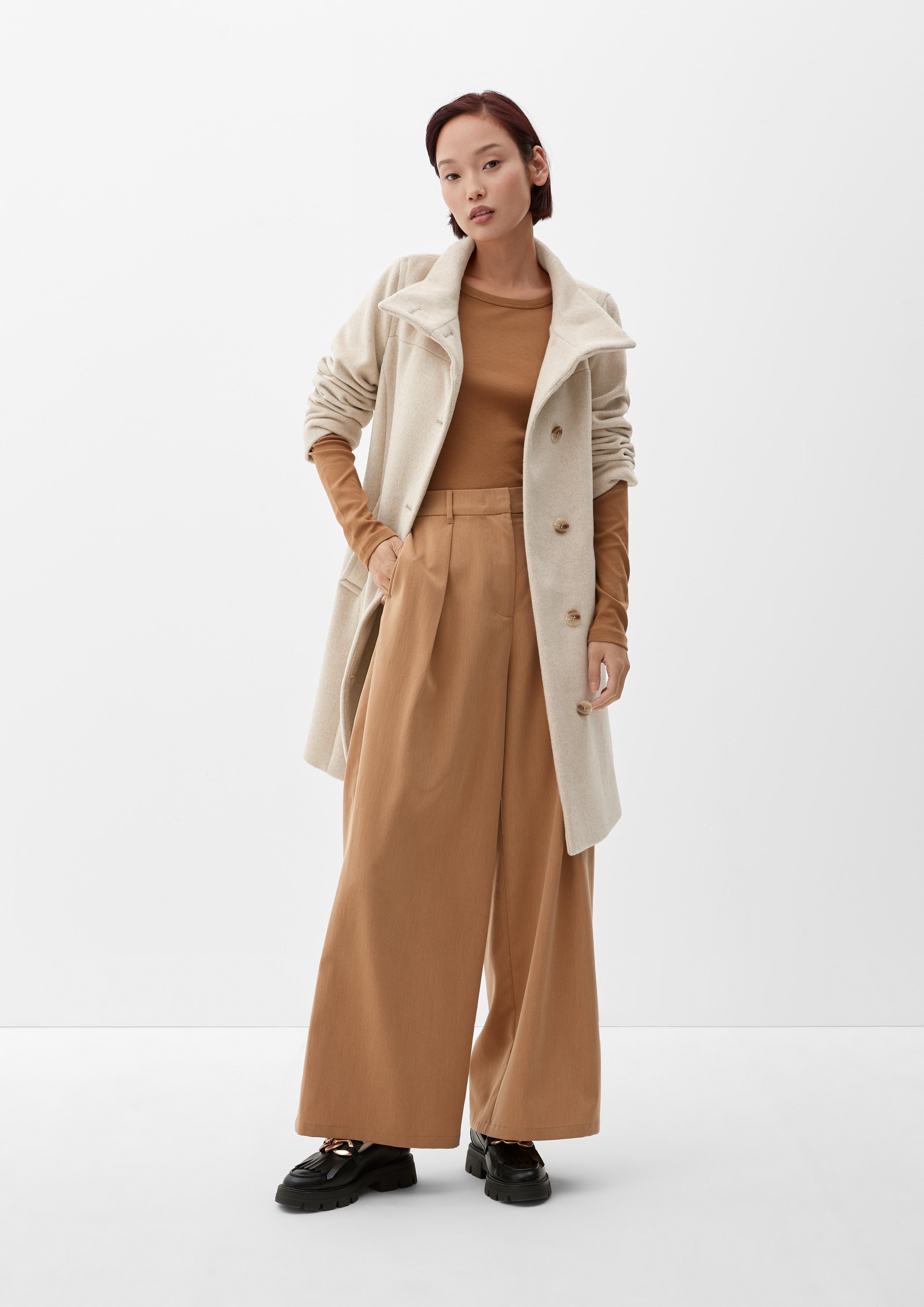 Wollmixmantel in klassischem Look  2116948-81W8