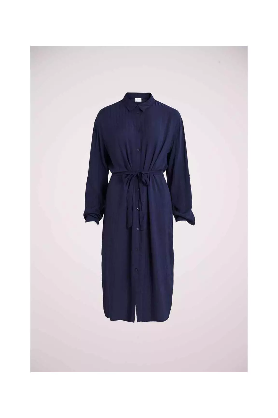 Vila Robes Mi Longues Femme couleur bleu