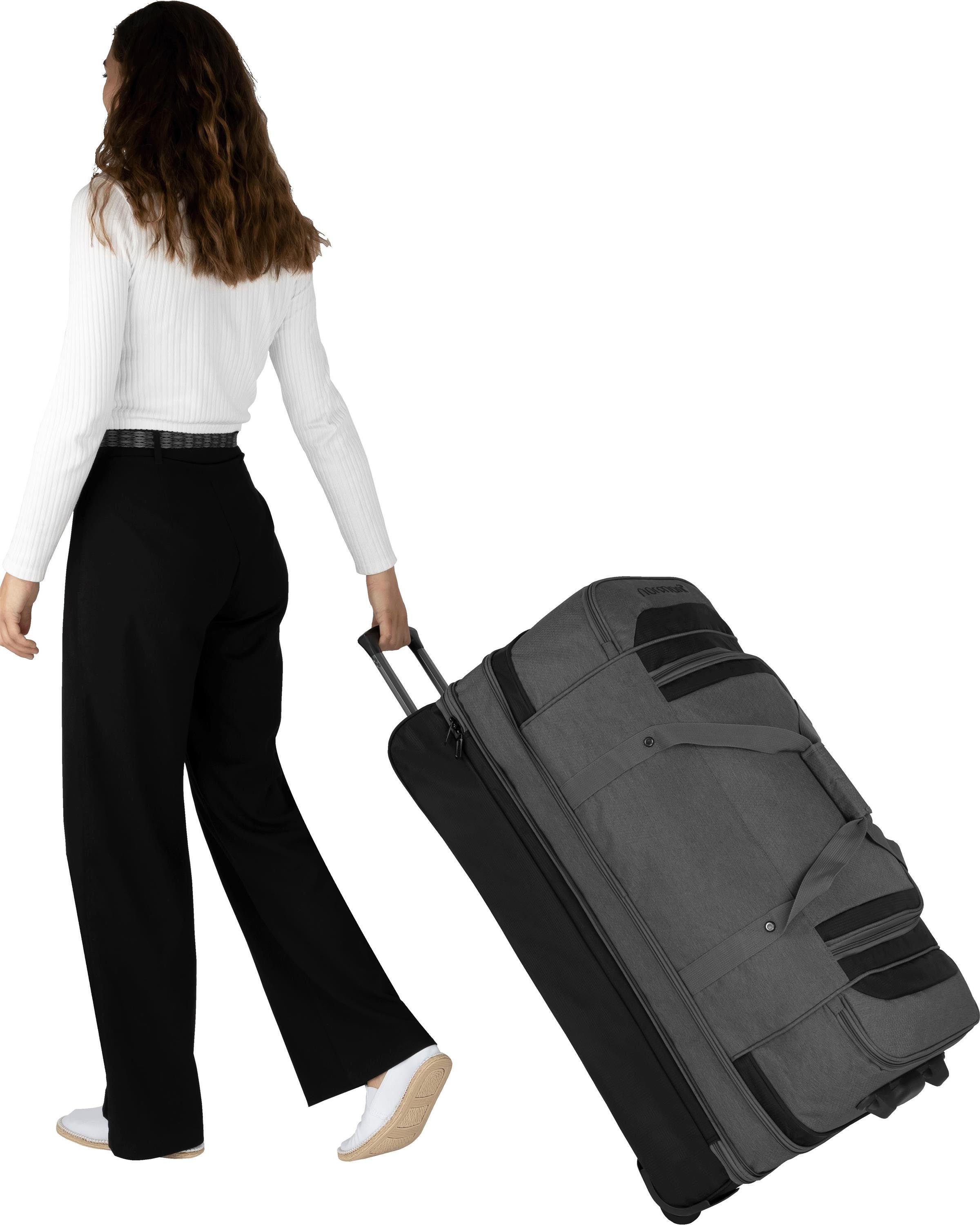 normani Reisetasche Reisetrolley 120-150 L Gigaro, Reisetasche erweiterbar von 120 auf 150 Liter