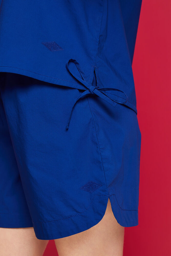 Ärmellose Bluse, 100 % Baumwolle