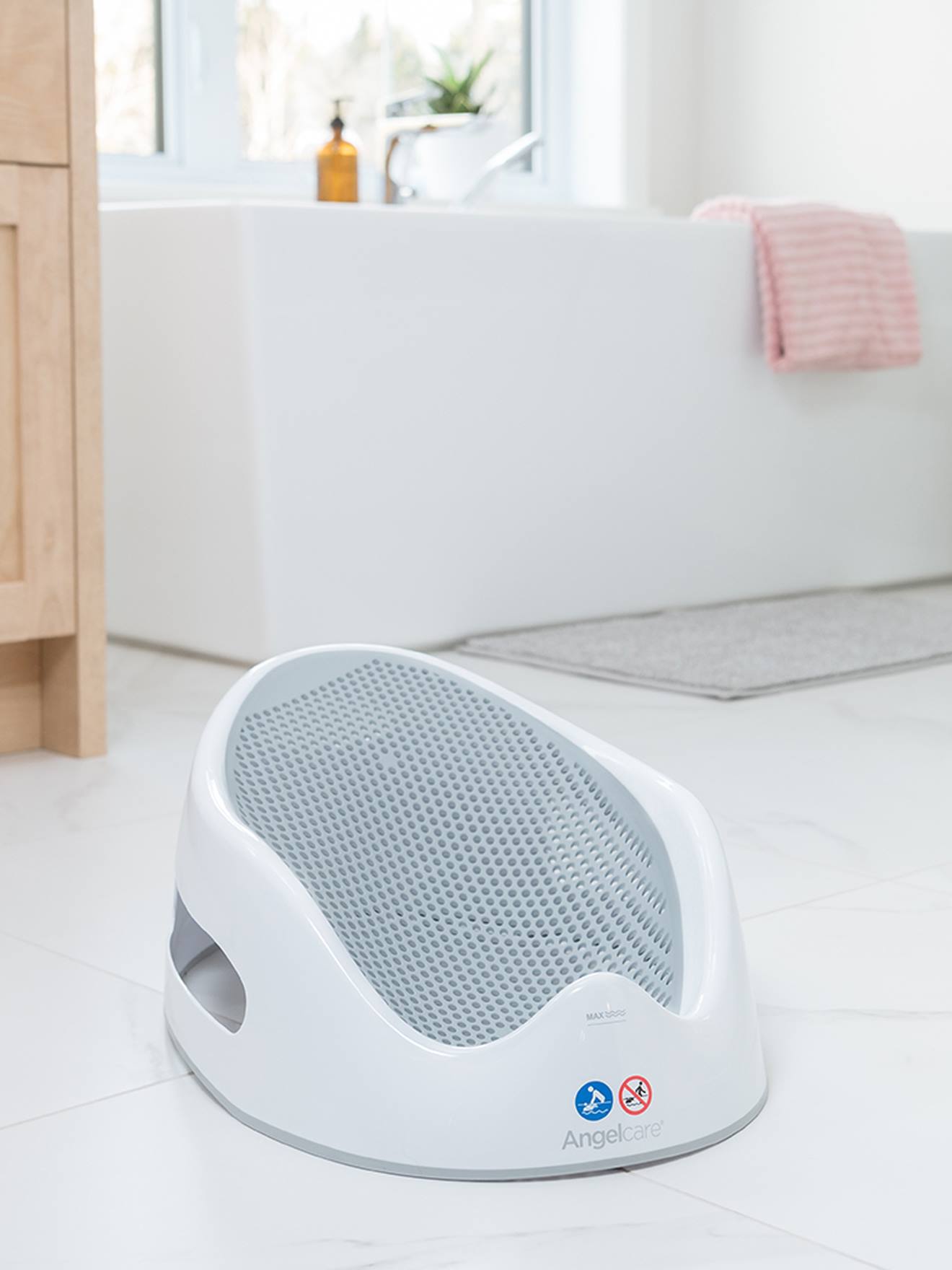 Transat de bain Angelcare bleu