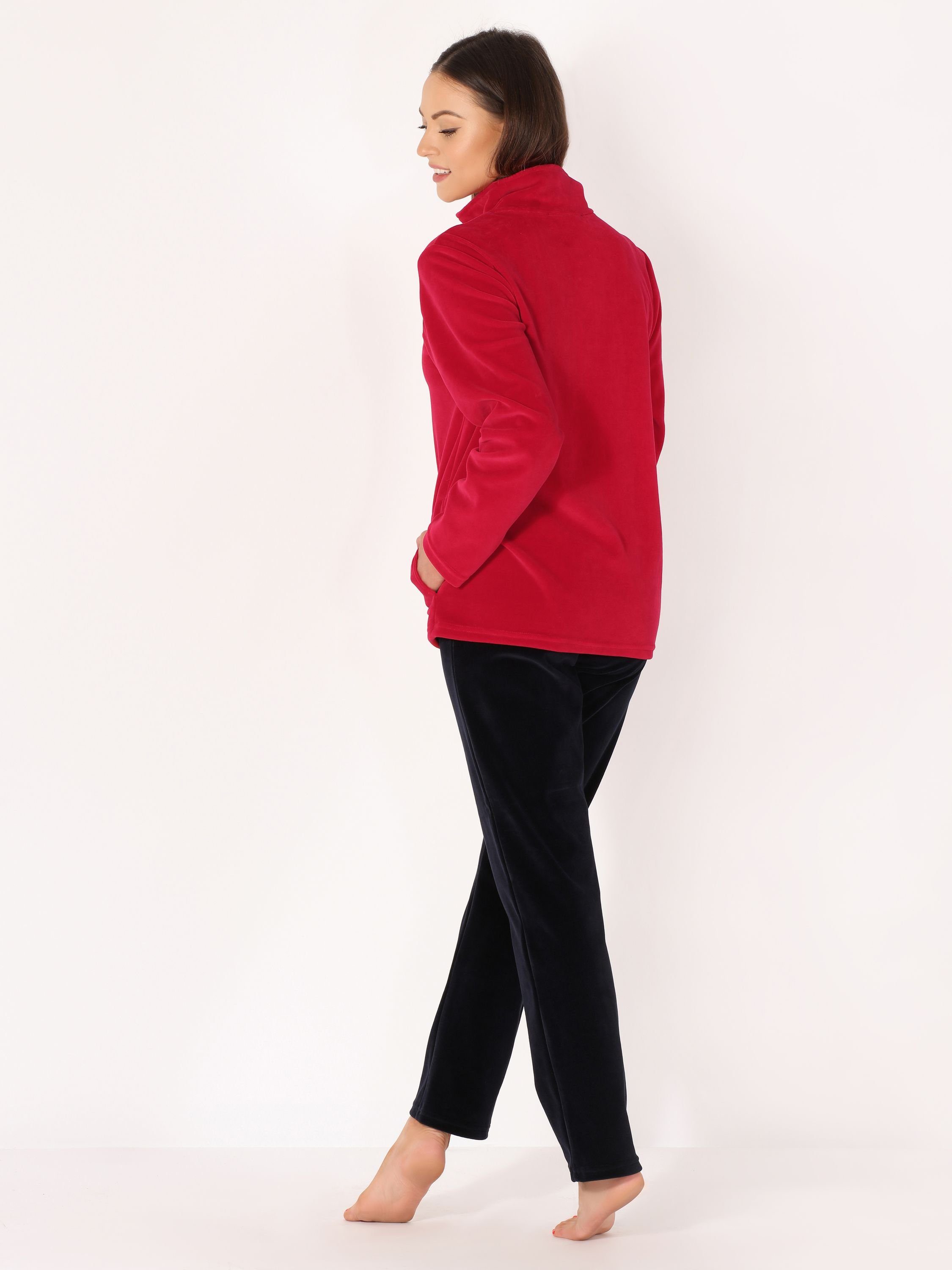 Merry Style Trainingsanzug Damen Velours Freizeitanzug Hausanzug