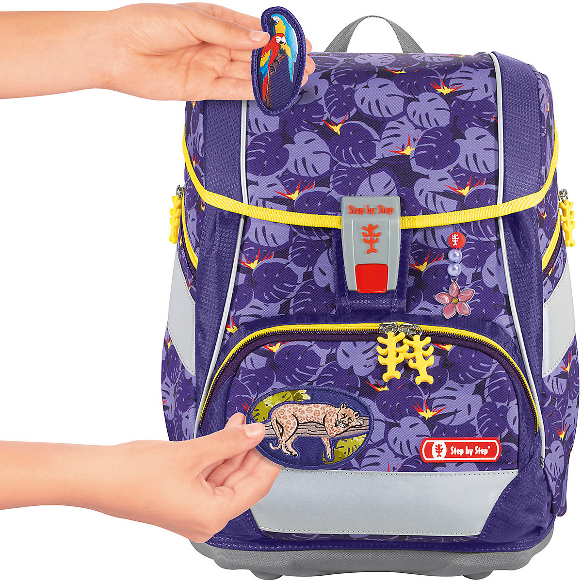 Schulranzenset 2IN1 PLUS Jungle Cat, 6-tlg. (Kollektion 2020)