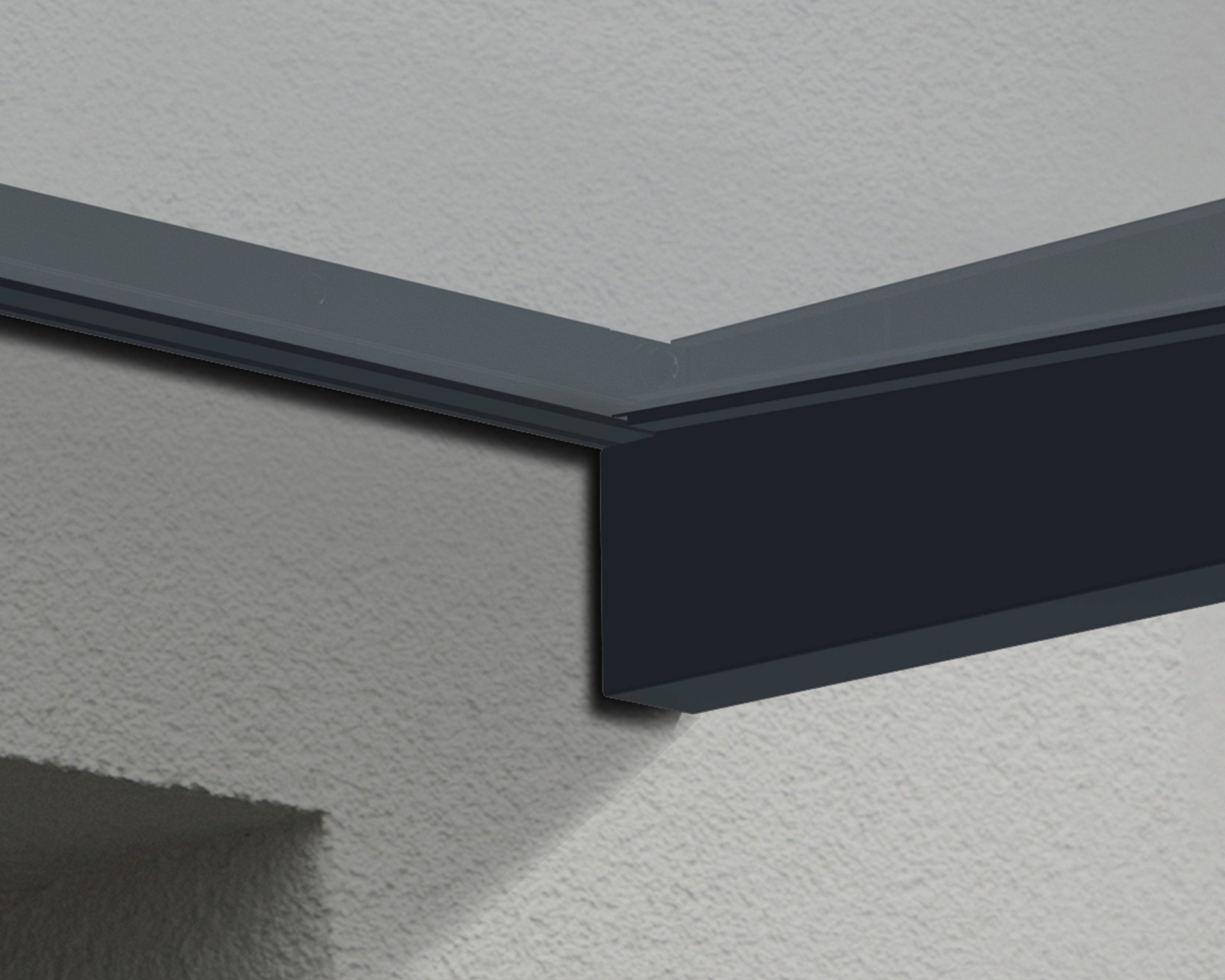 Palram - Canopia Rechteckvordach Sophia 1600, 160cm x 95cm x 17cm