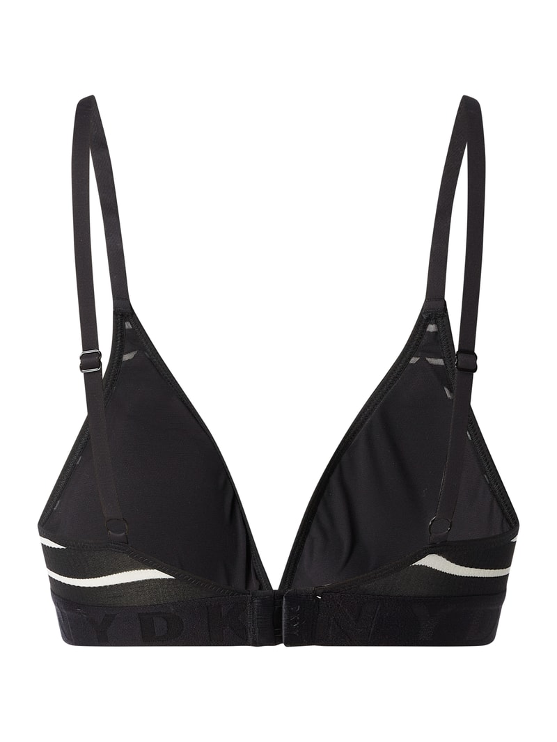 Bralette mit herausnehmbaren Cups in schwarz