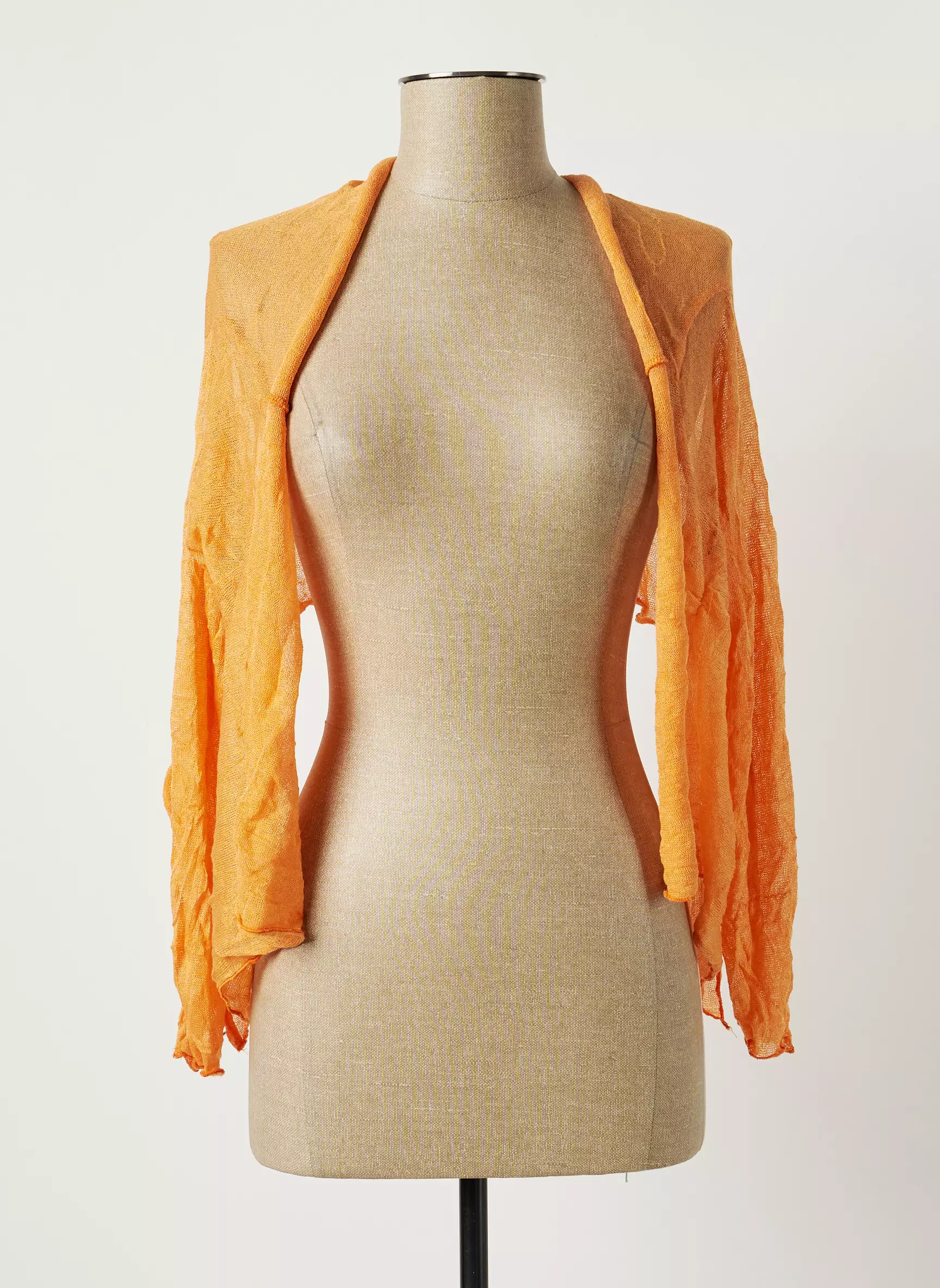 Poussiere D Etole Cardigans Femme couleur orange