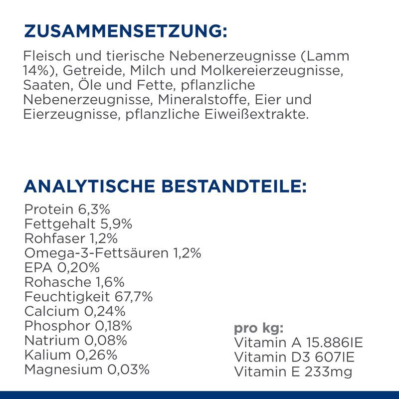 Hill's Hundenassfutter Hill's Prescription Diet j/d mit Huhn 12x370g