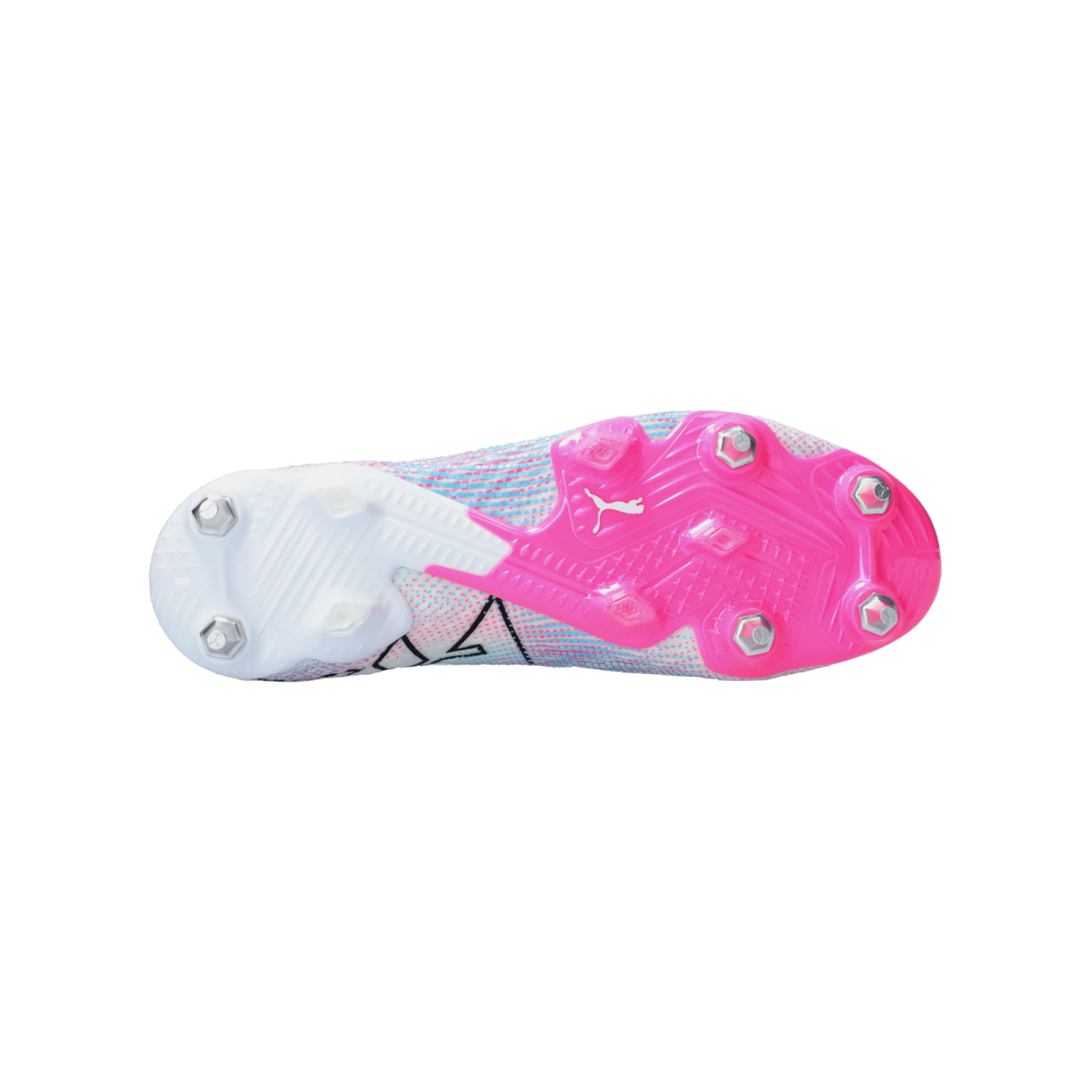PUMA FUTURE 7 Ultimate MxSG Phenomenal Weiss Schwarz Pink F01