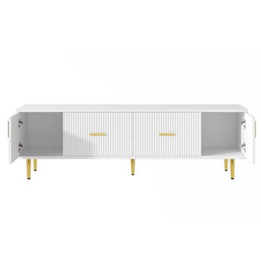 BlingBin TV-Schrank TV-Ständer Lowboard (1-St., 2 Türen, 2 Schubladen, für 70-Zoll-TV) leise Scharniere, 170 cm langer