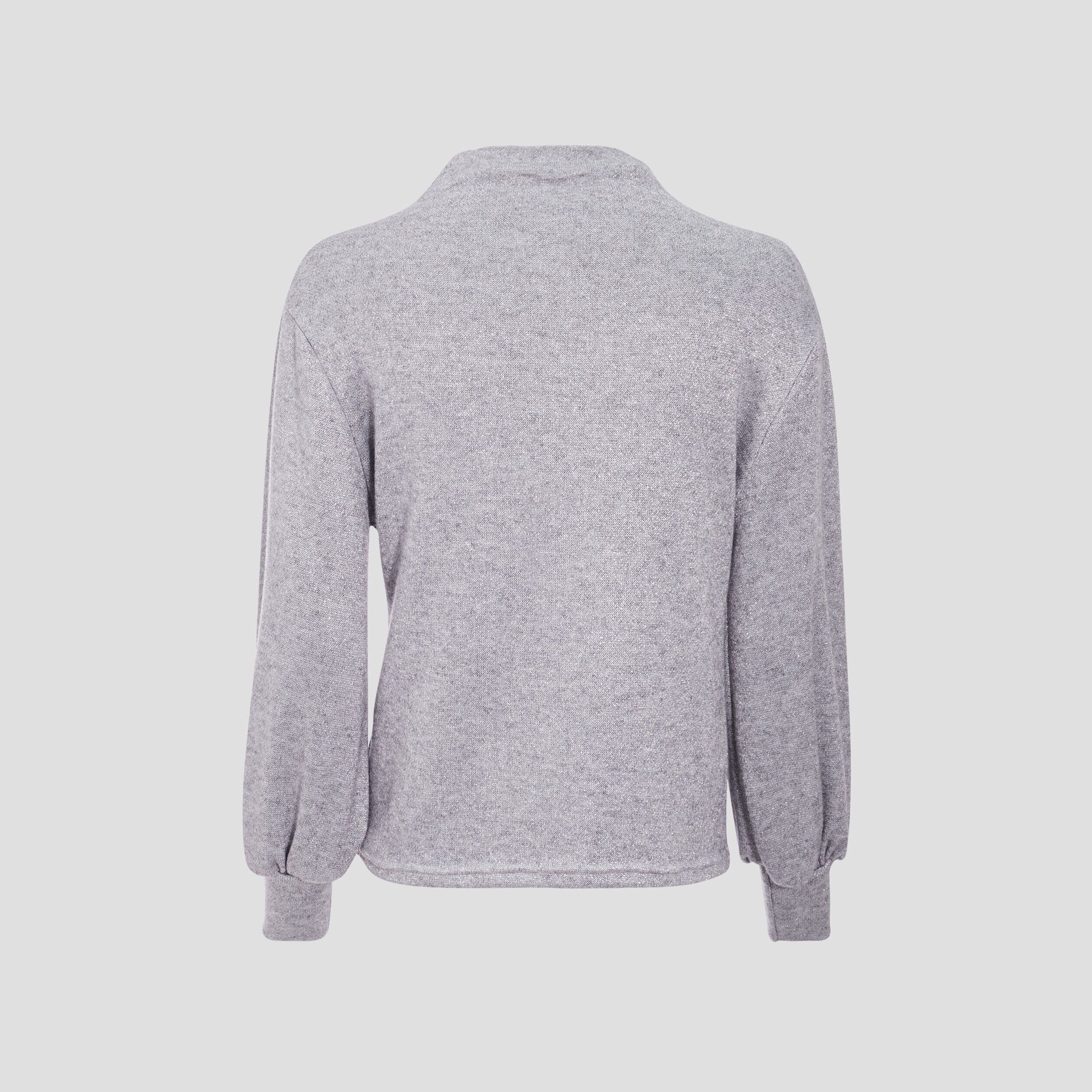 T-shirt à manches longues gris clair femme | Cache Cache