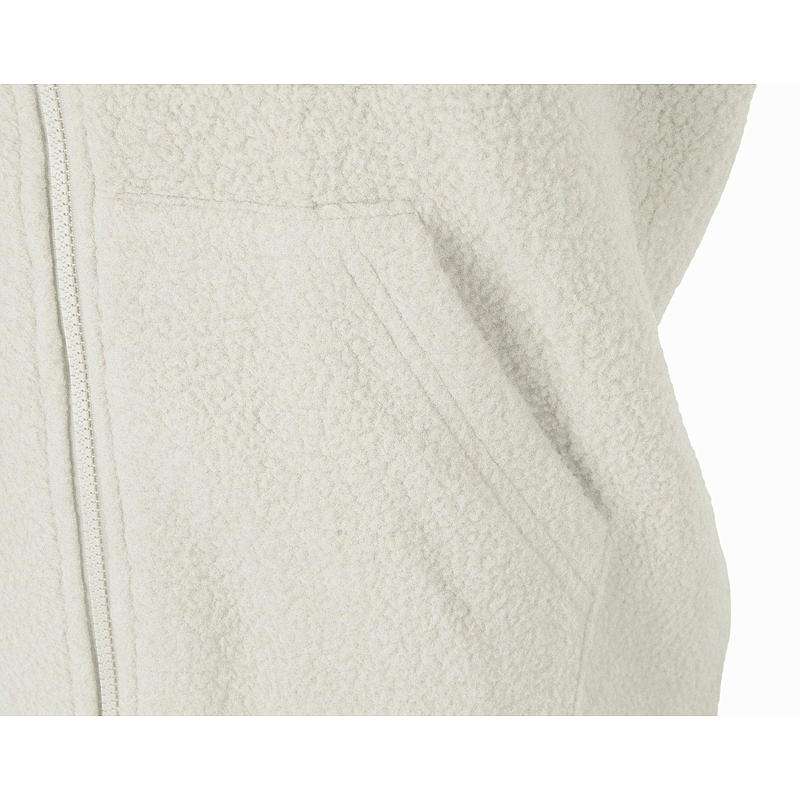 Vest str S-XL teddypile offwhite