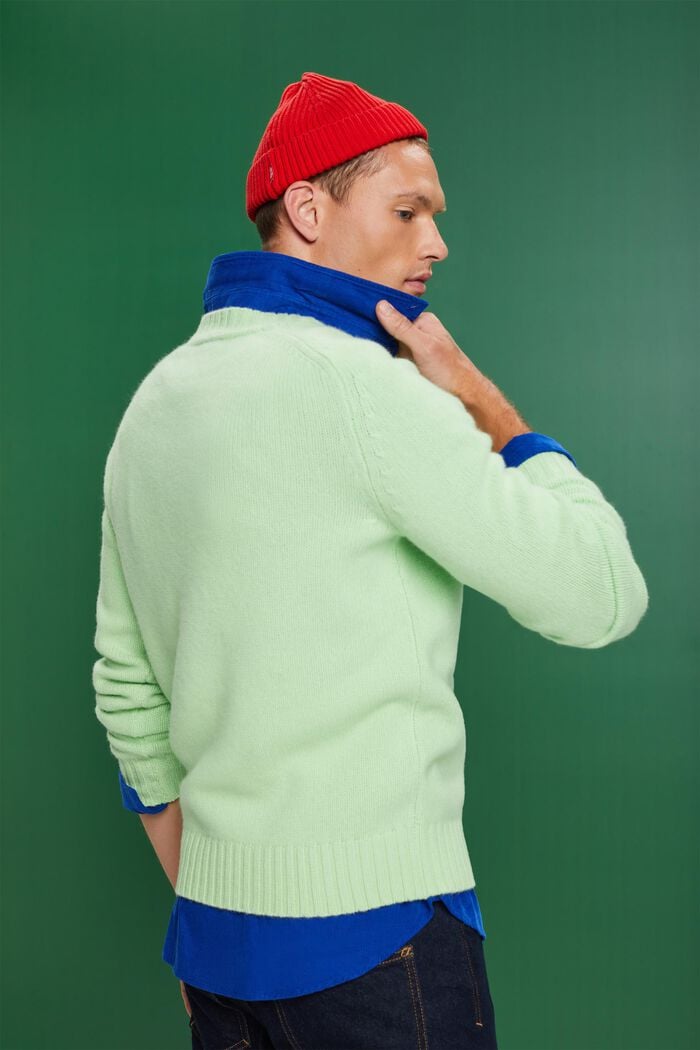 Logo-Pullover aus Wolle und Kaschmir