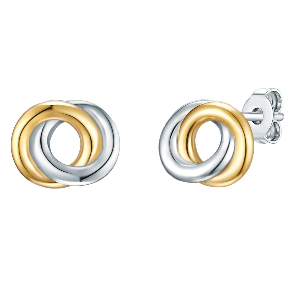 Rafaela Donata Puces d'oreilles en argent Argent sterling en Argent Boucles d'oreilles