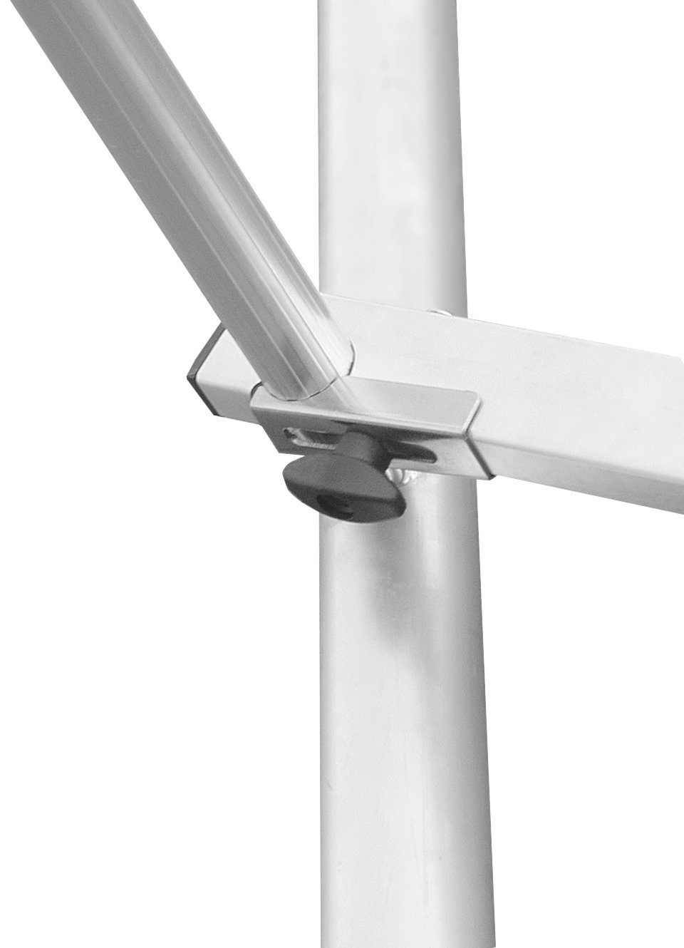 KRAUSE Arbeitsgerüst ClimTec System, (Set), Komplettgerüst, inkl. 1 Aufstockung und Fahrrollensatz 125 mm