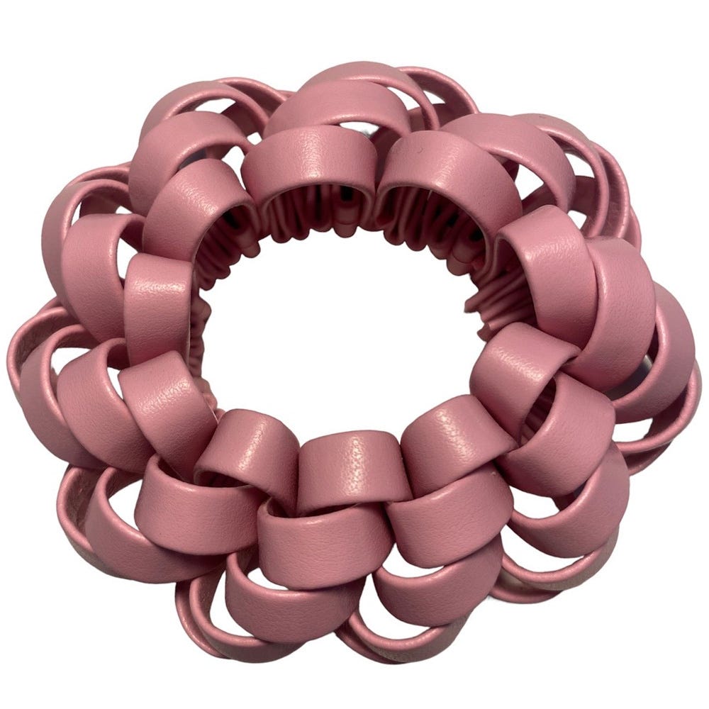 Cléoe Braided Scrunchie Light Rose