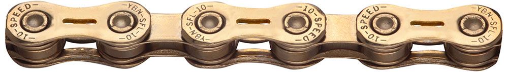 YBN SLA H-10 TI-N Gold 10-fach Kette kaufen | Bike-Discount
