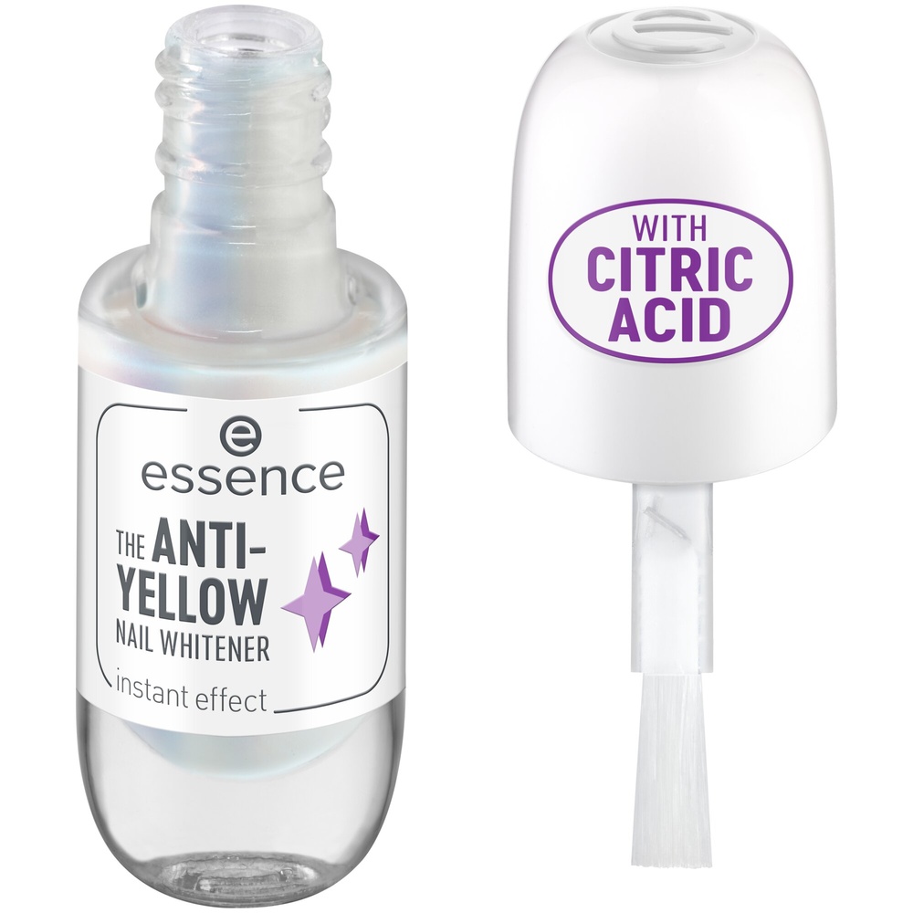 essence THE ANTI-YELLOW NAIL WHITENER vernis blanchissant Base Eclaircissante Ongles