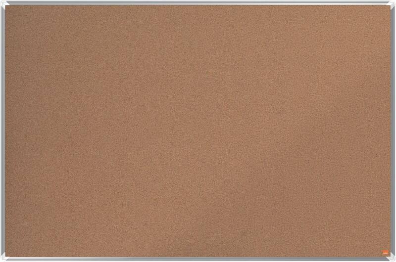 Nobo Premium Plus Wandmontierbare Pinnwand 1915182 Kork Alurahmen 1500 x 1000 mm Braun