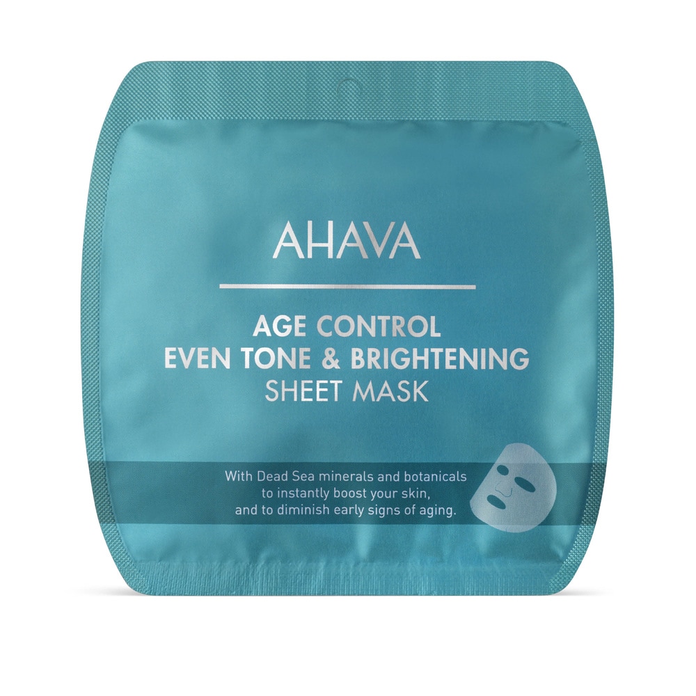 AHAVA Age Control Even Tone & Brightening Sheet Mask Masque tissu
