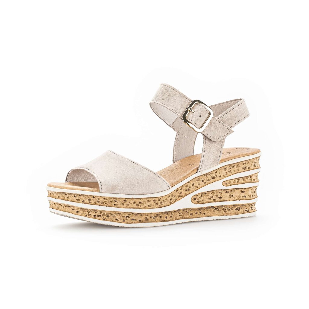 Gabor fashion Keilsandalette beige