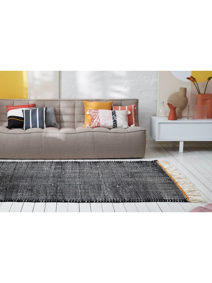 ESPRIT Handweb-Teppich Casa in schwarz günstig kaufen