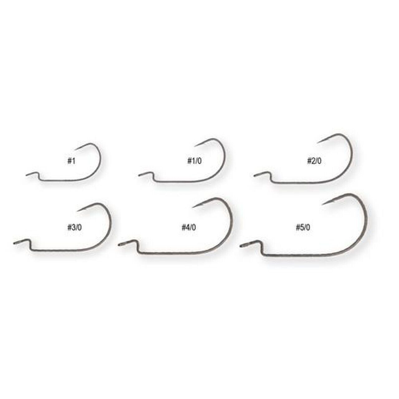 Savage Gear Offset-Haken EWG Offset Super Slide Hook #1 - 5/0 10 St Offset Krautschutz Haken, (Spar_Set, 10-St), Na­no-Spitzen und Mikro-Widerhaken, weiter Bogen