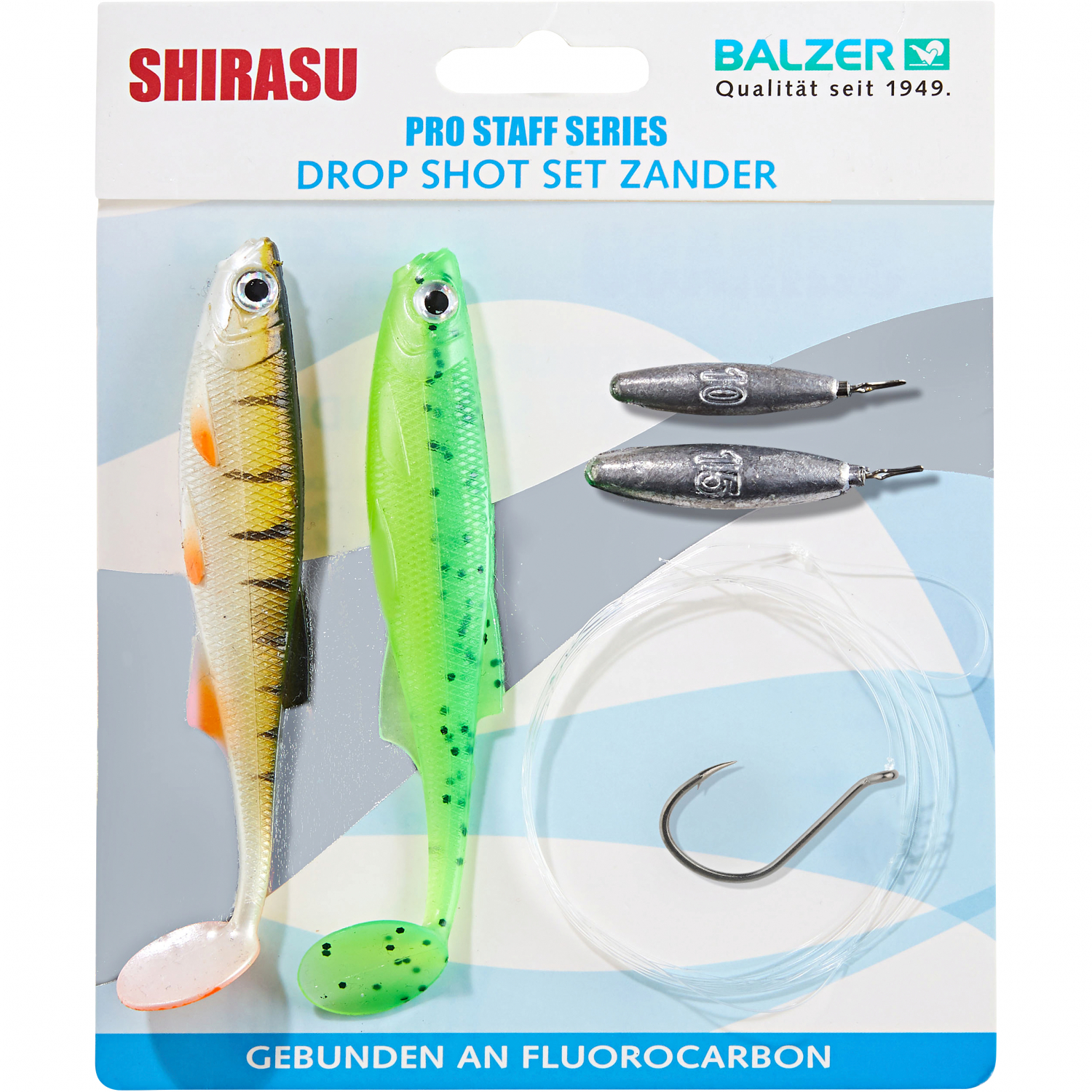 Shirasu Drop Shot Zander Set