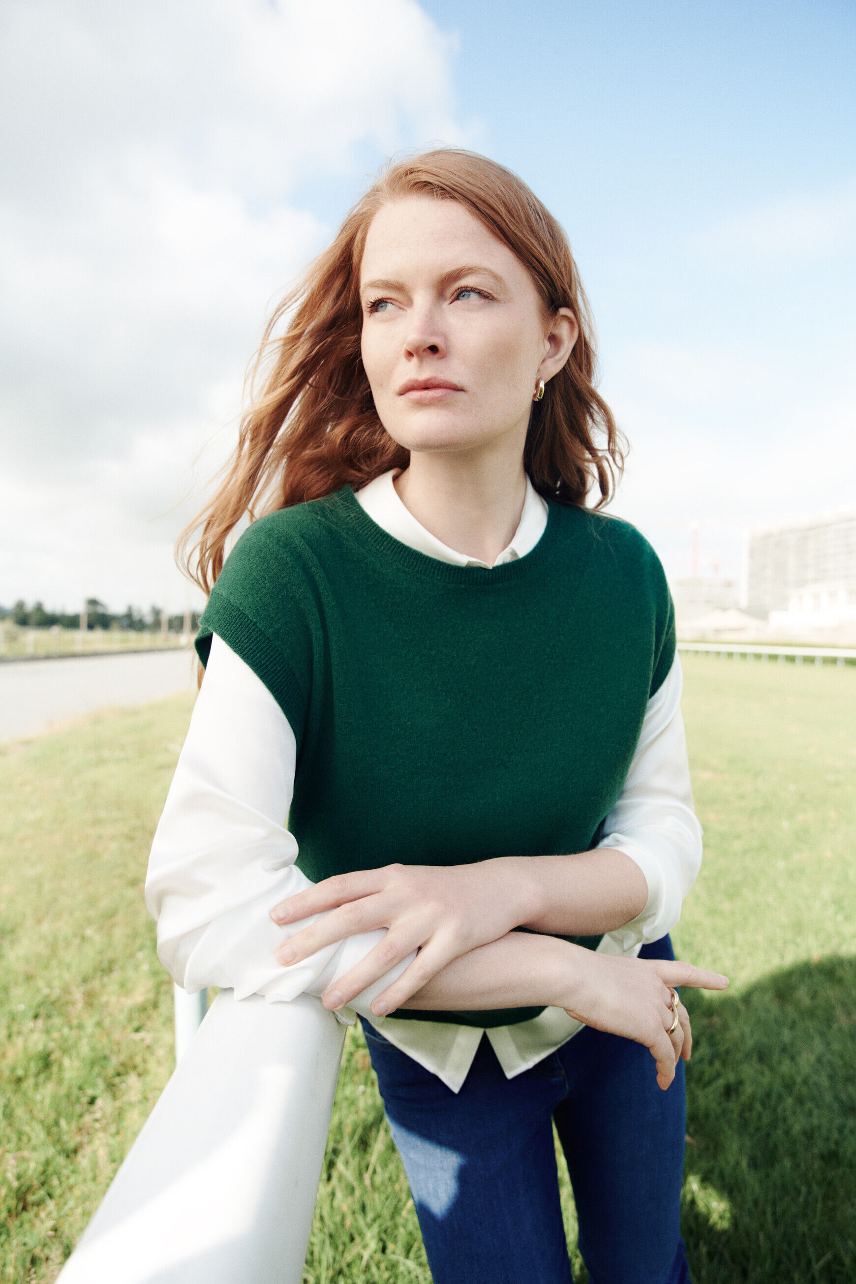 Pull mathilde vert fonce femme