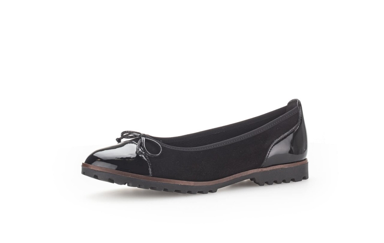 GABOR Ballerinas schwarz Gabor Fashion Sportlicher Ballerina 24.1