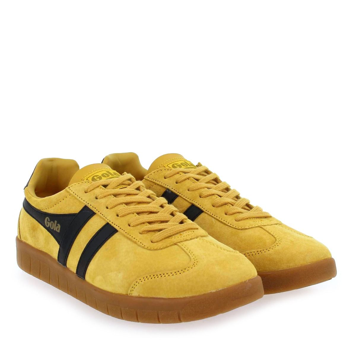 Gola  HURRICANE SUEDE CMB046 - Jaune Noir